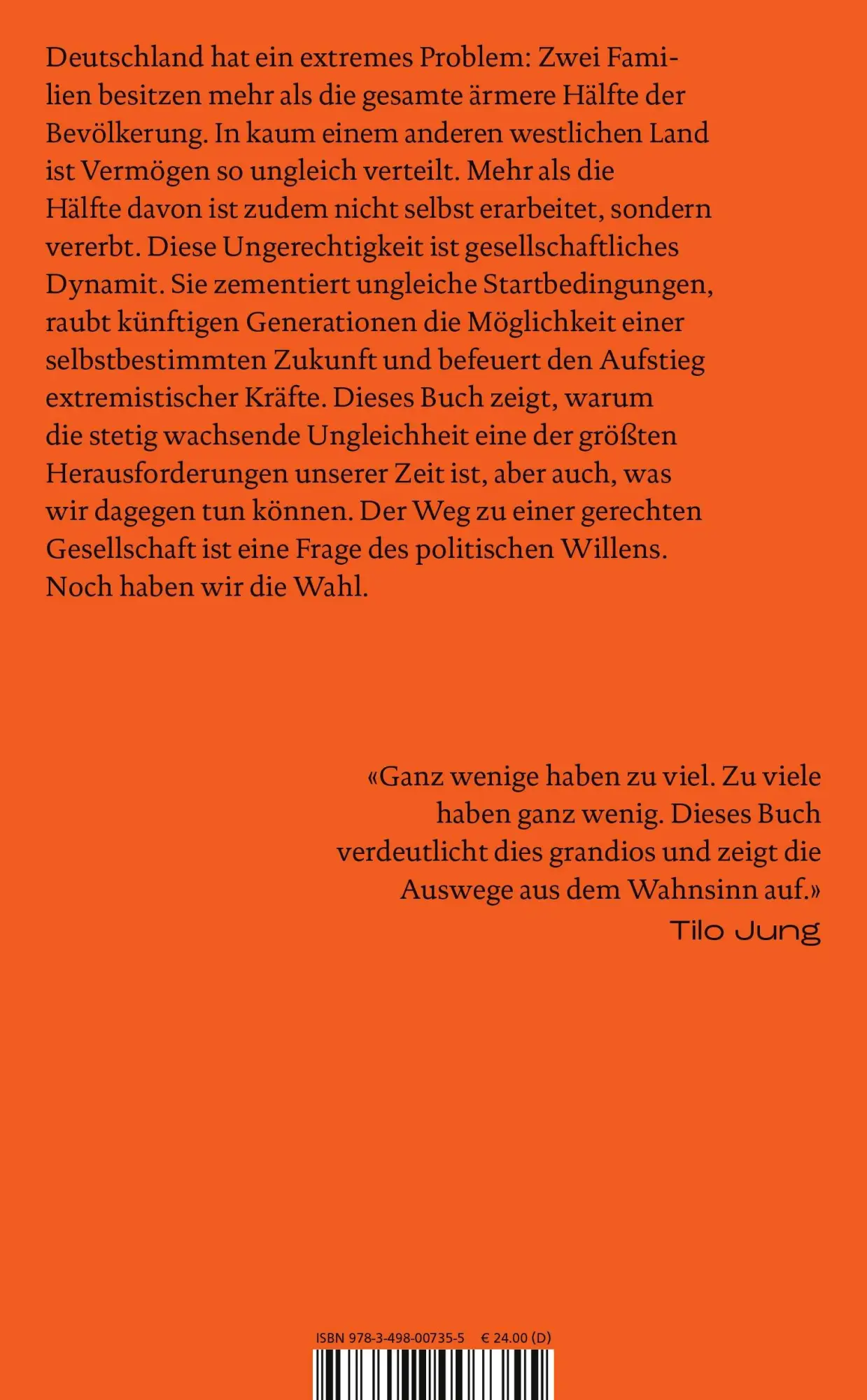 Rückseite: 9783498007355 | Unverdiente Ungleichheit | Martyna Linartas | Buch | 320 S. | Deutsch