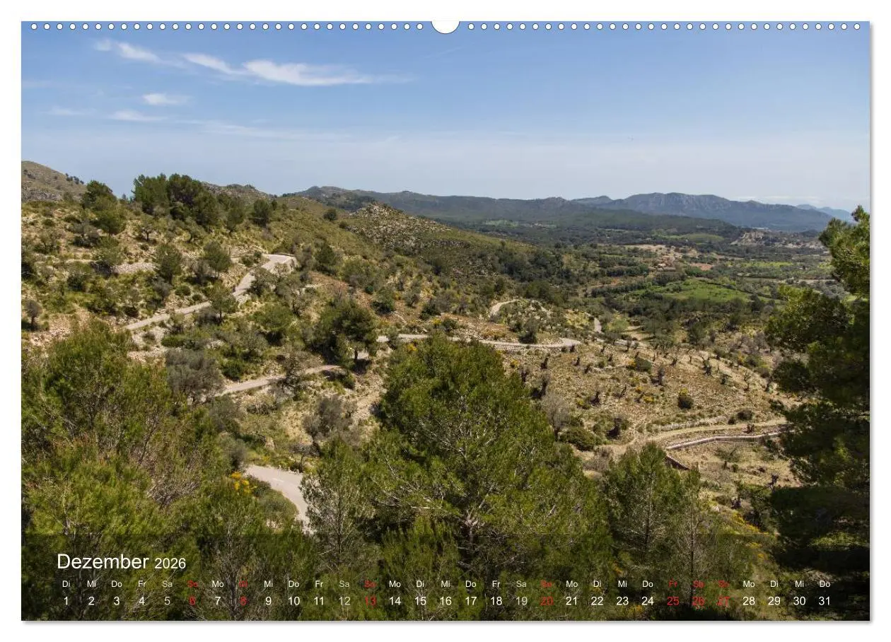 Bild: 9783516057355 | Mit dem Rennrad auf Mallorca (Wandkalender 2026 DIN A2 quer),...