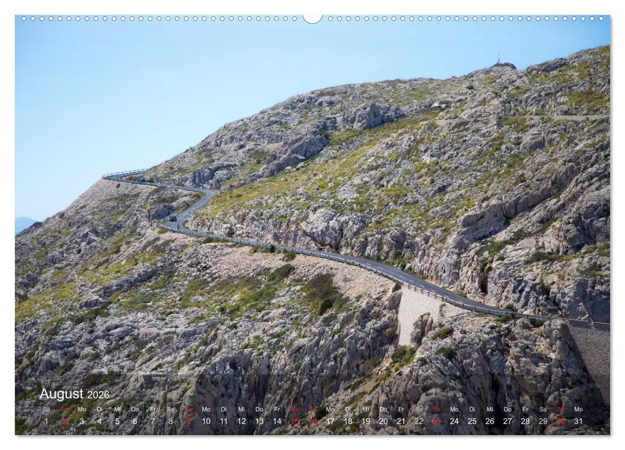 Bild: 9783516057355 | Mit dem Rennrad auf Mallorca (Wandkalender 2026 DIN A2 quer),...