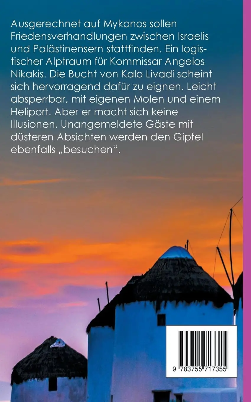 Rückseite: 9783755717355 | Engel der Finsternis | Mykonos Crime 28 | Paul Katsitis | Taschenbuch