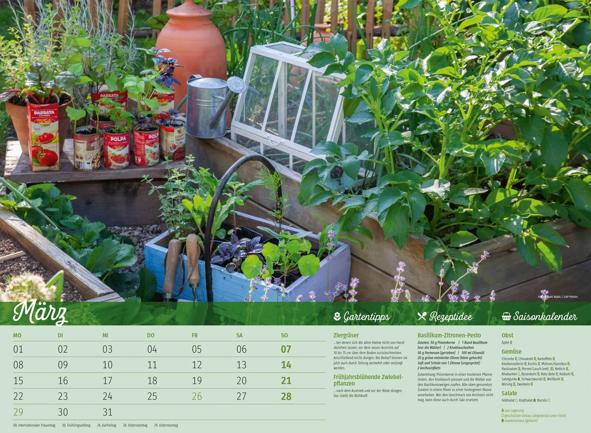 Bild: 9783838427355 | Landliebe Garten-Kalender 2027 | Ackermann Kunstverlag GmbH | Kalender