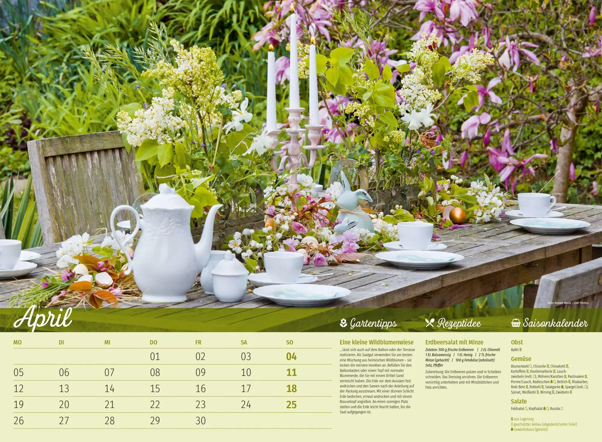 Bild: 9783838427355 | Landliebe Garten-Kalender 2027 | Ackermann Kunstverlag GmbH | Kalender