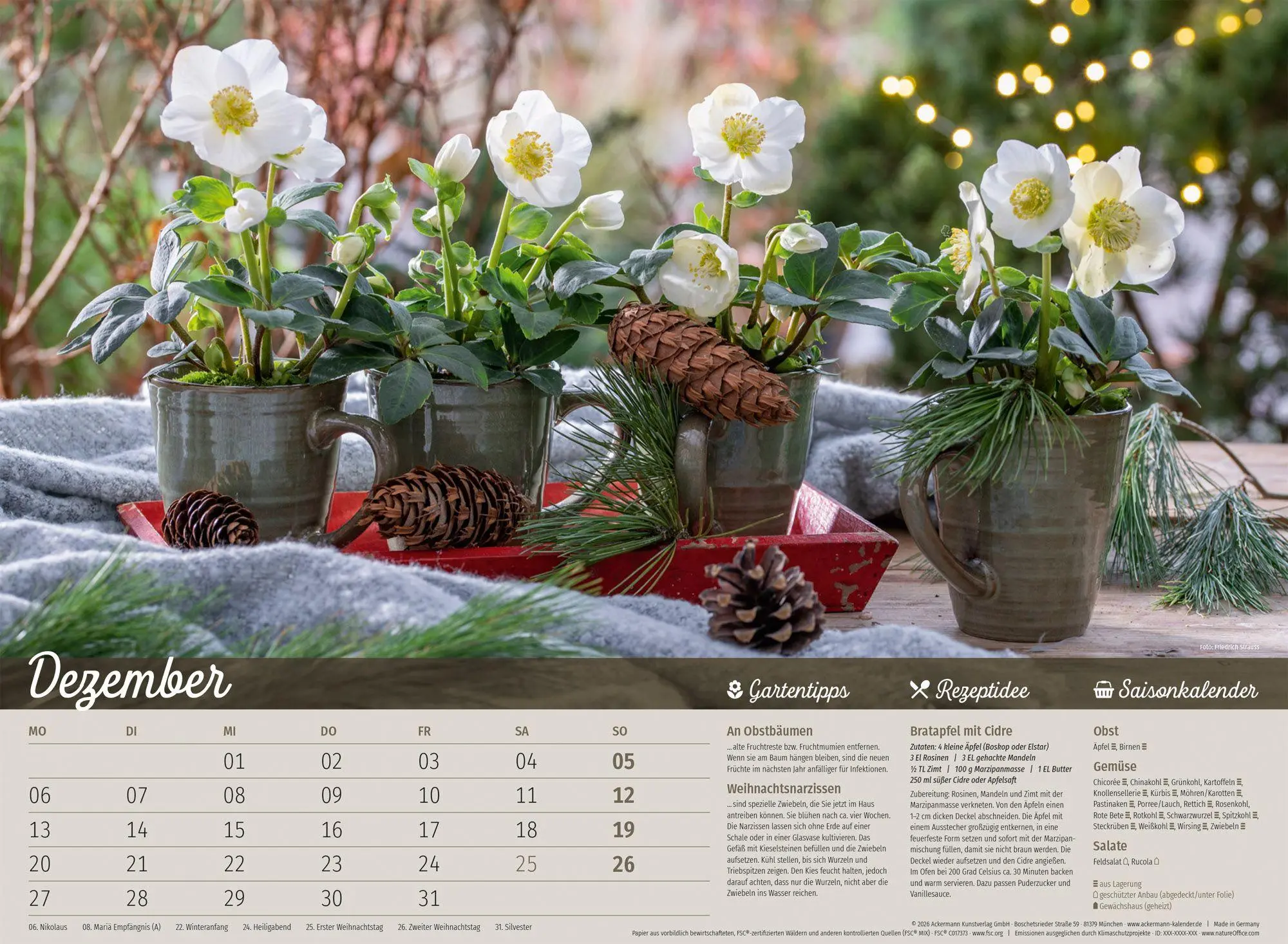 Bild: 9783838427355 | Landliebe Garten-Kalender 2027 | Ackermann Kunstverlag GmbH | Kalender