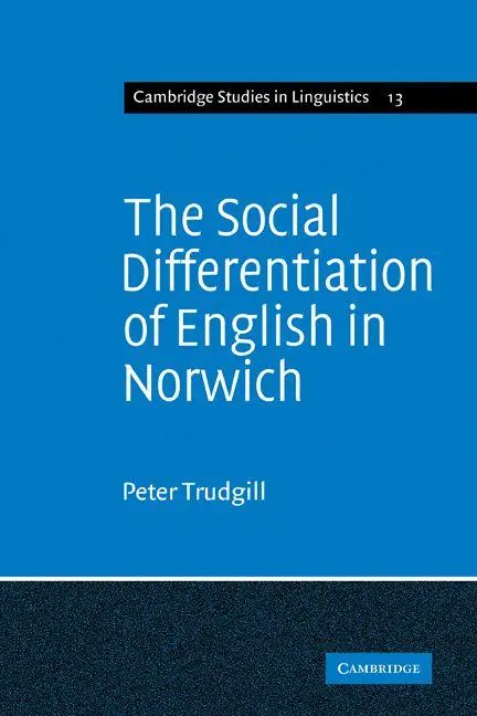 Cover: 9780521297455 | The Social Differentiation of English in Norwich | Trudgill (u. a.)
