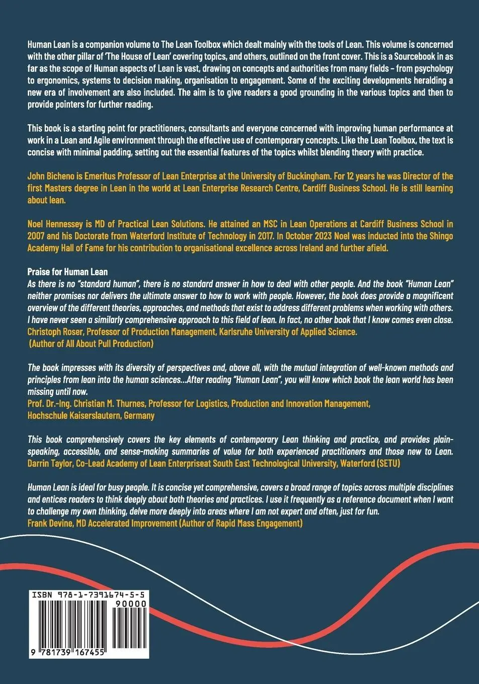 Rückseite: 9781739167455 | Human Lean | John Bicheno (u. a.) | Taschenbuch | Englisch | 2024