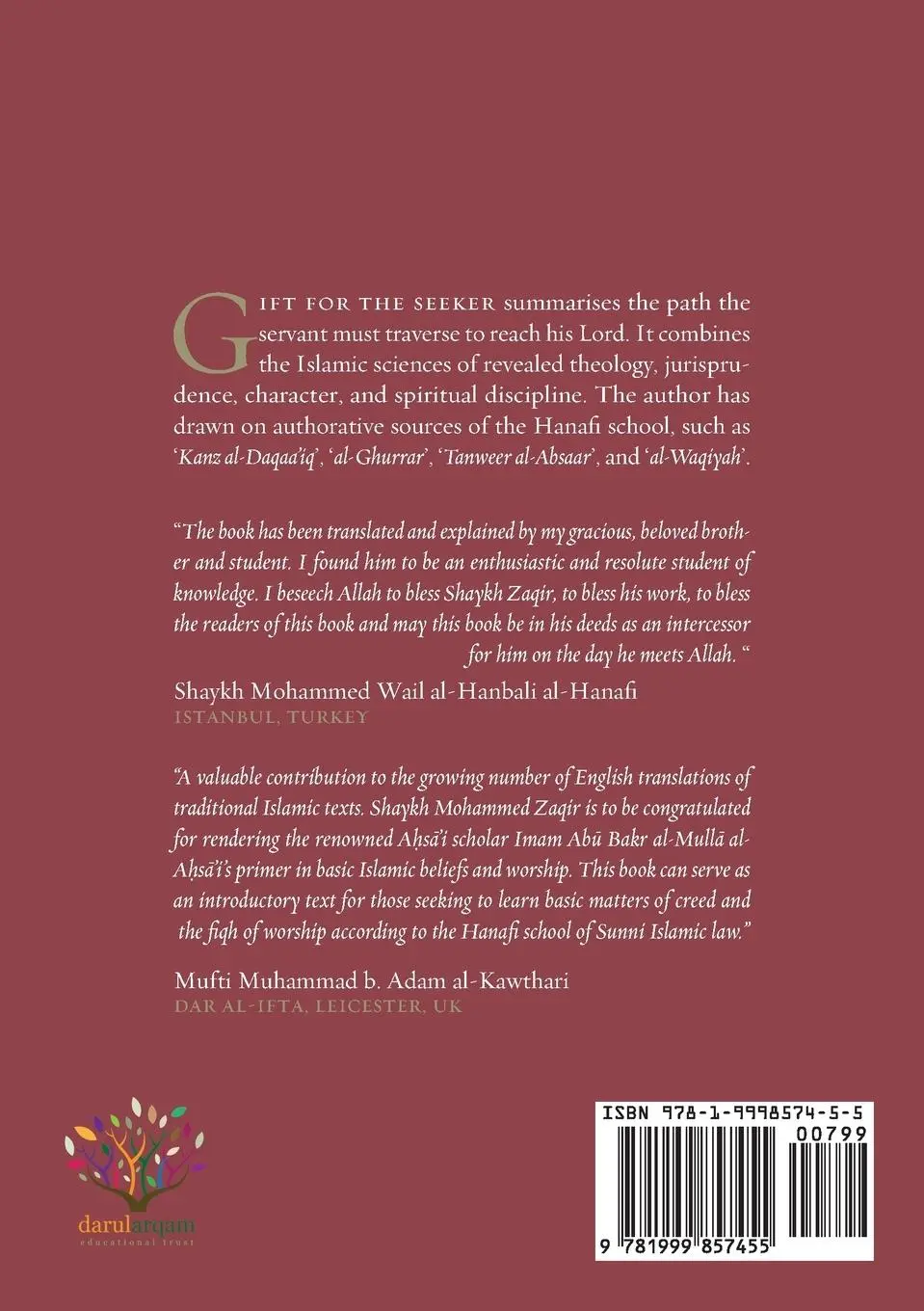 Rückseite: 9781999857455 | The Gift for the Seeker | Mohammed Zaqir Shaikh | Taschenbuch | 2023
