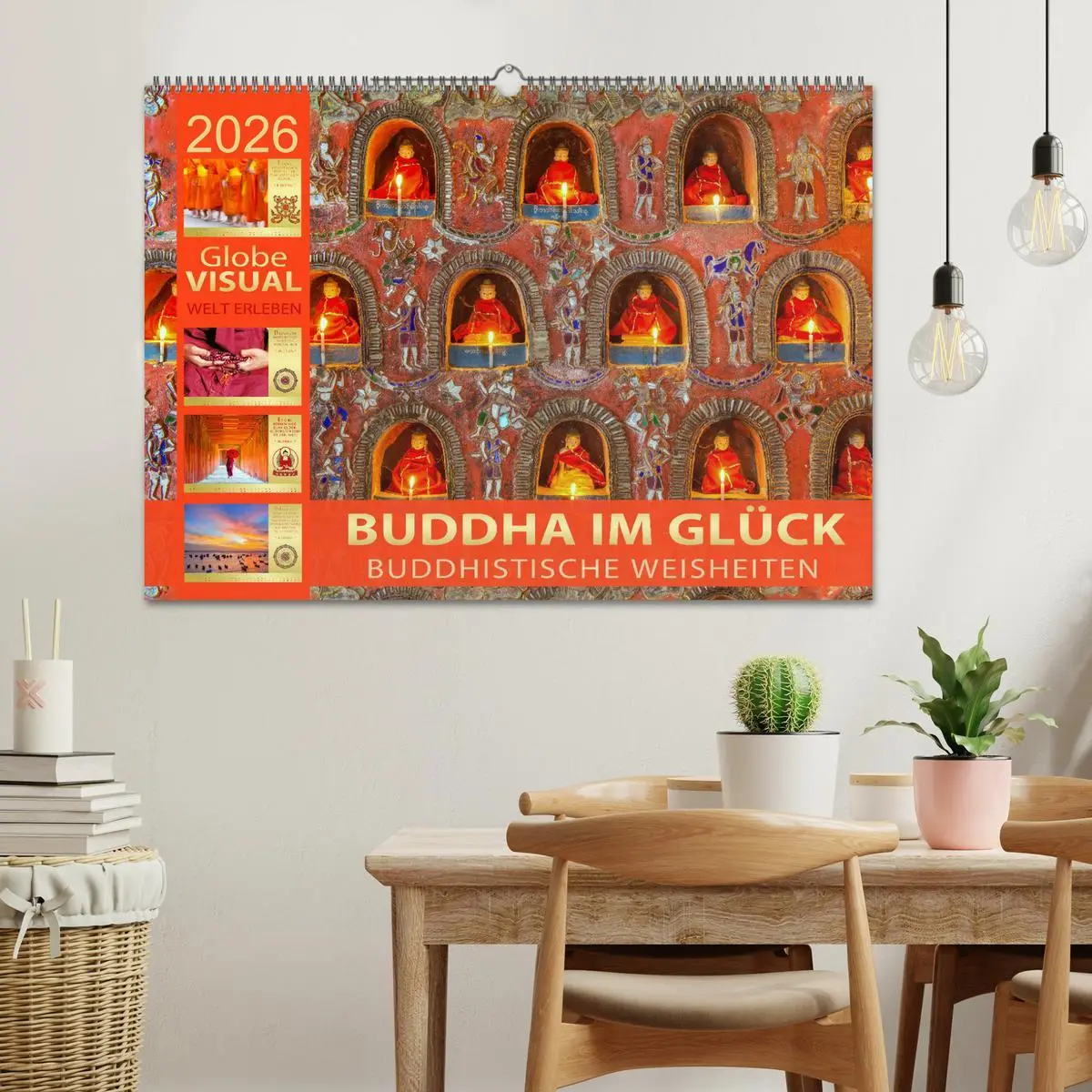 Bild: 9783457647455 | BUDDHA IM GLÜCK - Buddhistische Weisheiten (Wandkalender 2026 DIN...