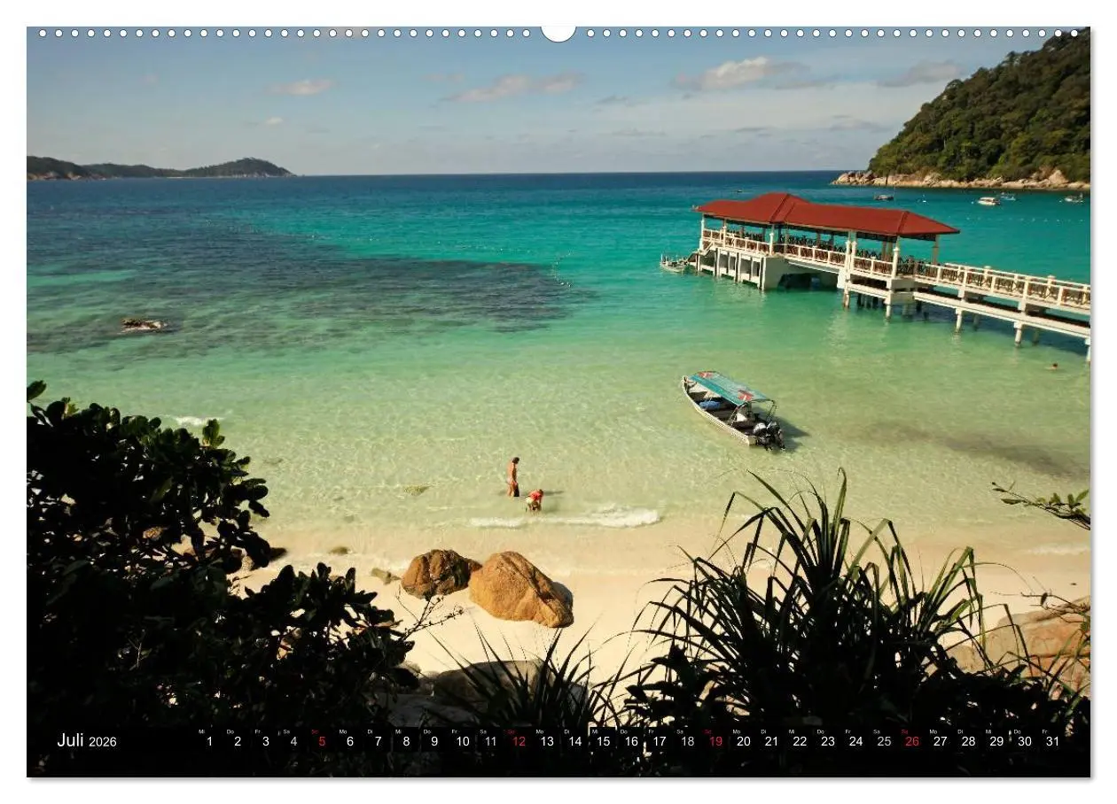 Bild: 9783457957455 | Trauminseln (Wandkalender 2026 DIN A2 quer), CALVENDO Monatskalender