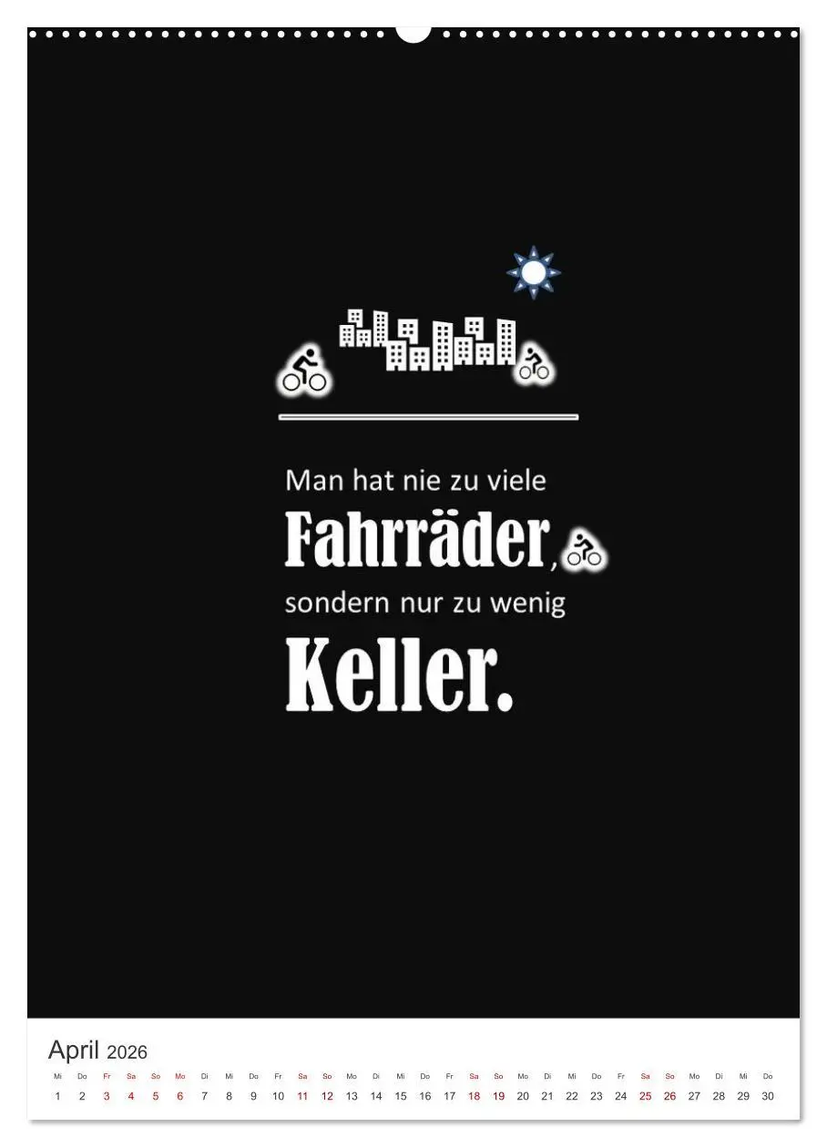 Bild: 9783516357455 | Markante, freche Sprüche rund ums Radfahren (hochwertiger Premium...