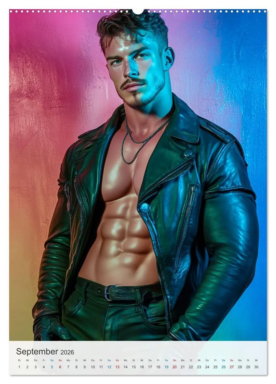 Bild: 9783516597455 | Muskeln und Leder (Wandkalender 2026 DIN A2 hoch), CALVENDO...