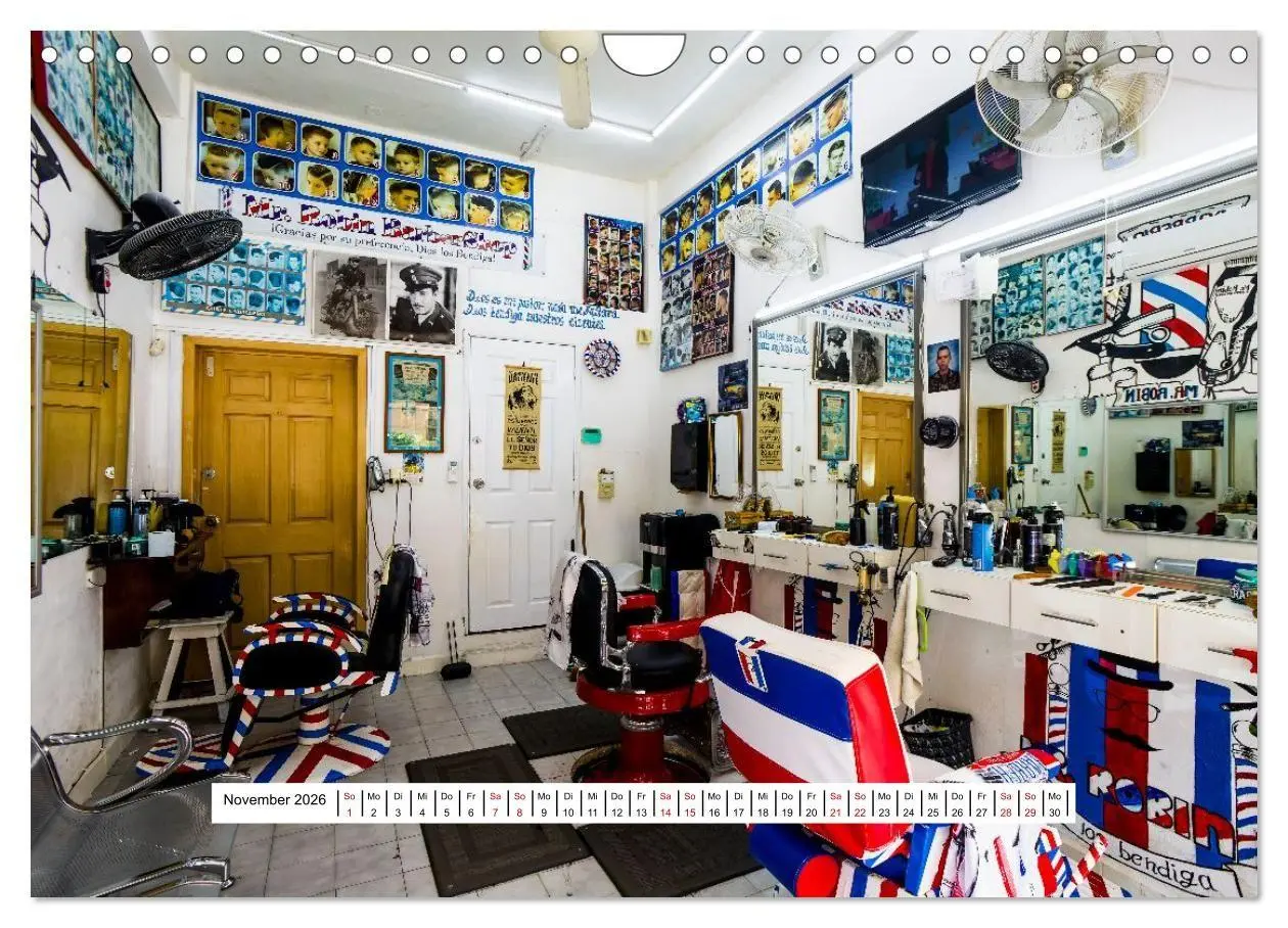 Bild: 9783516667455 | Friseursalons rund um den Globus (Wandkalender 2026 DIN A4 quer),...