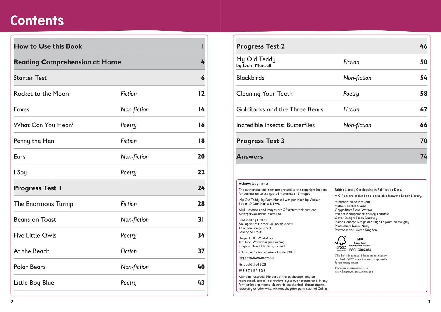 Bild: 9780008467555 | Year 1 Reading Comprehension Targeted Practice Workbook | Collins Ks1