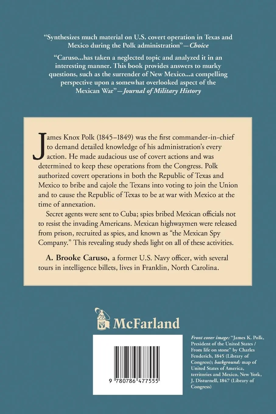 Rückseite: 9780786477555 | The Mexican Spy Company | A. Brooke Caruso | Taschenbuch | Englisch
