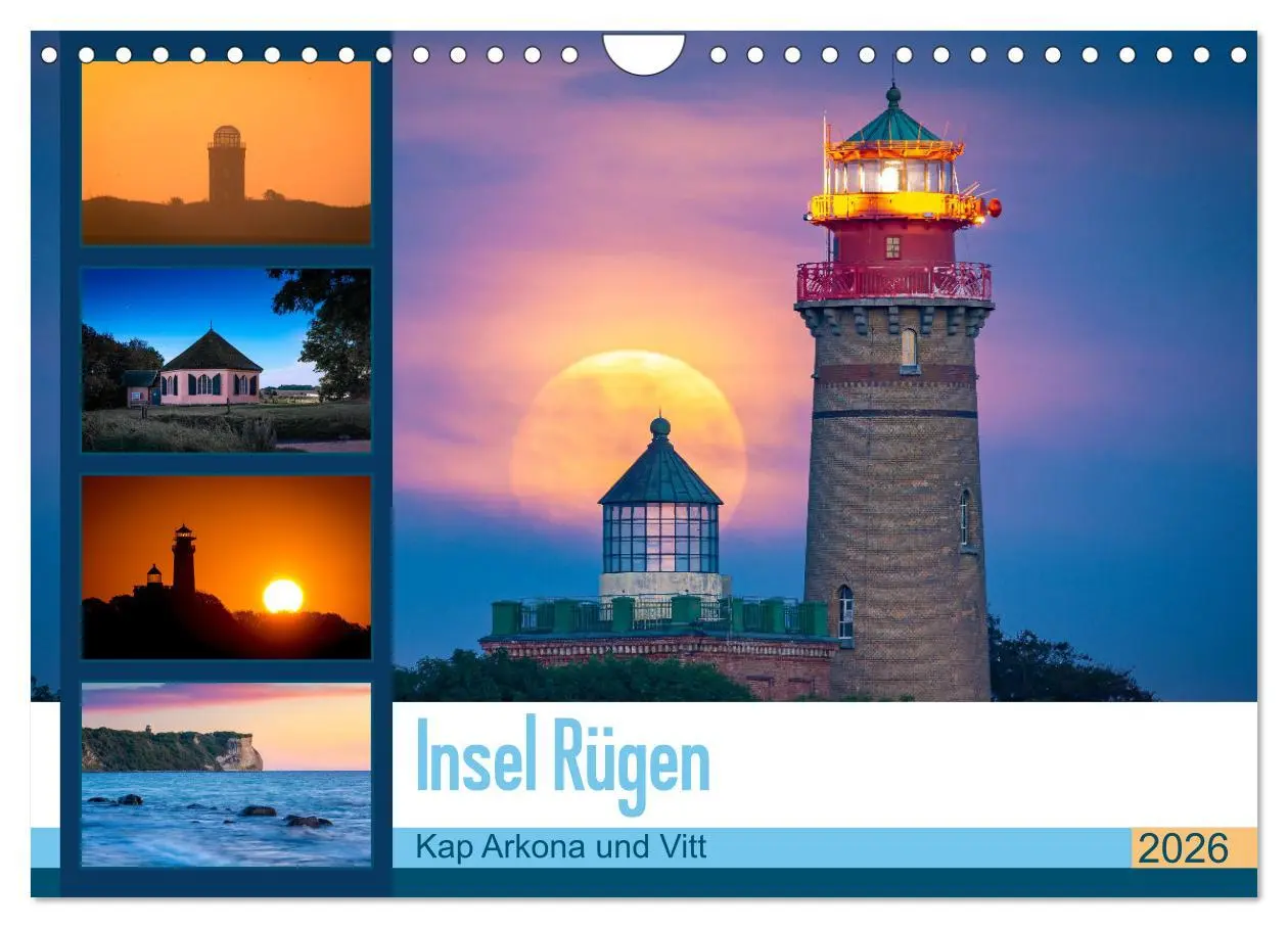 Cover: 9783457637555 | Insel Rügen - Kap Arkona und Vitt (Wandkalender 2026 DIN A4 quer),...