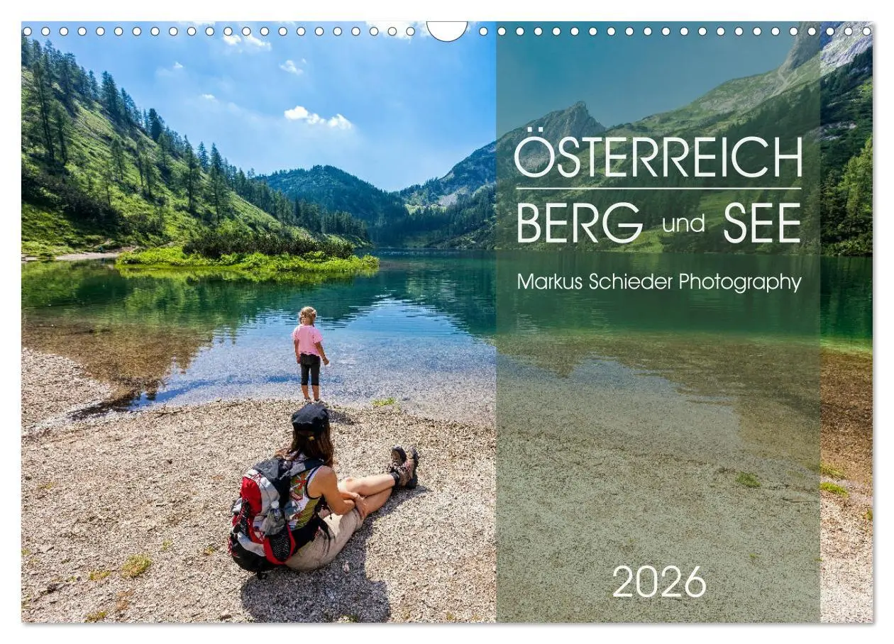 Cover: 9783457877555 | Österreich Berg und See (Wandkalender 2026 DIN A3 quer), CALVENDO...