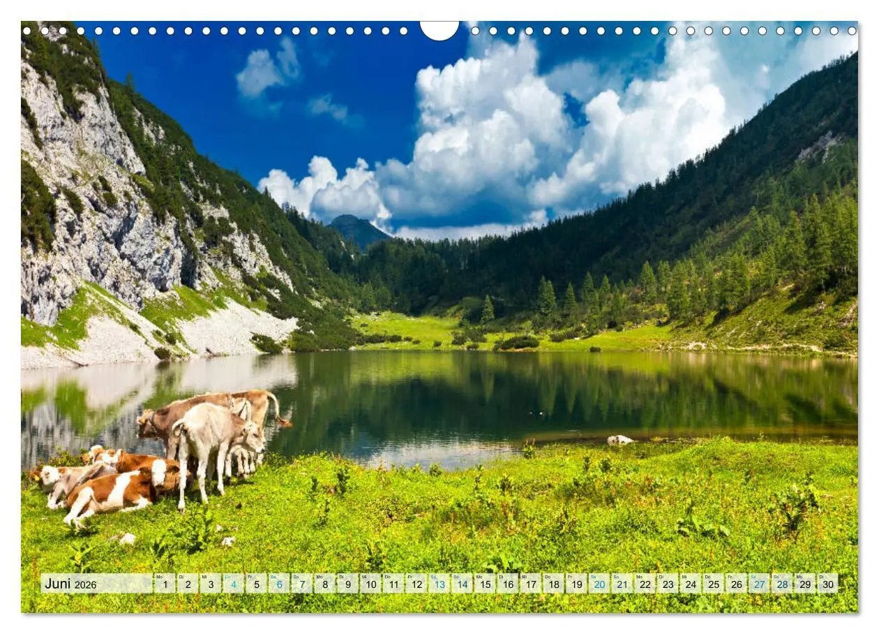 Bild: 9783457877555 | Österreich Berg und See (Wandkalender 2026 DIN A3 quer), CALVENDO...