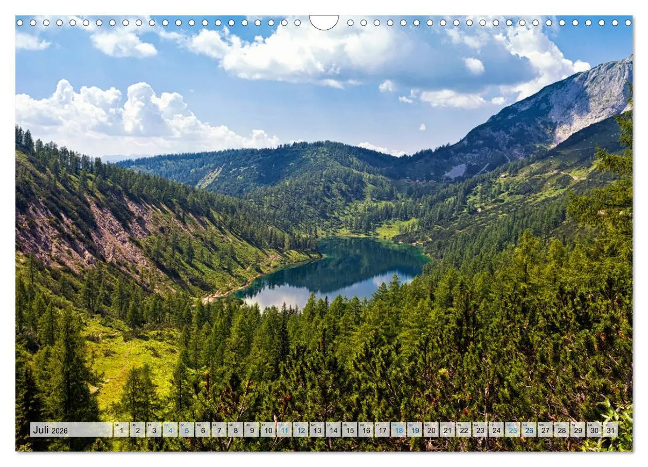 Bild: 9783457877555 | Österreich Berg und See (Wandkalender 2026 DIN A3 quer), CALVENDO...