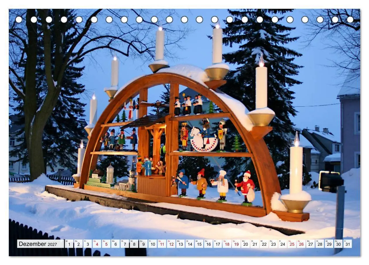 Bild: 9783569747555 | Wunderbares Erzgebirge (Tischkalender 2027 DIN A5 quer), CALVENDO...