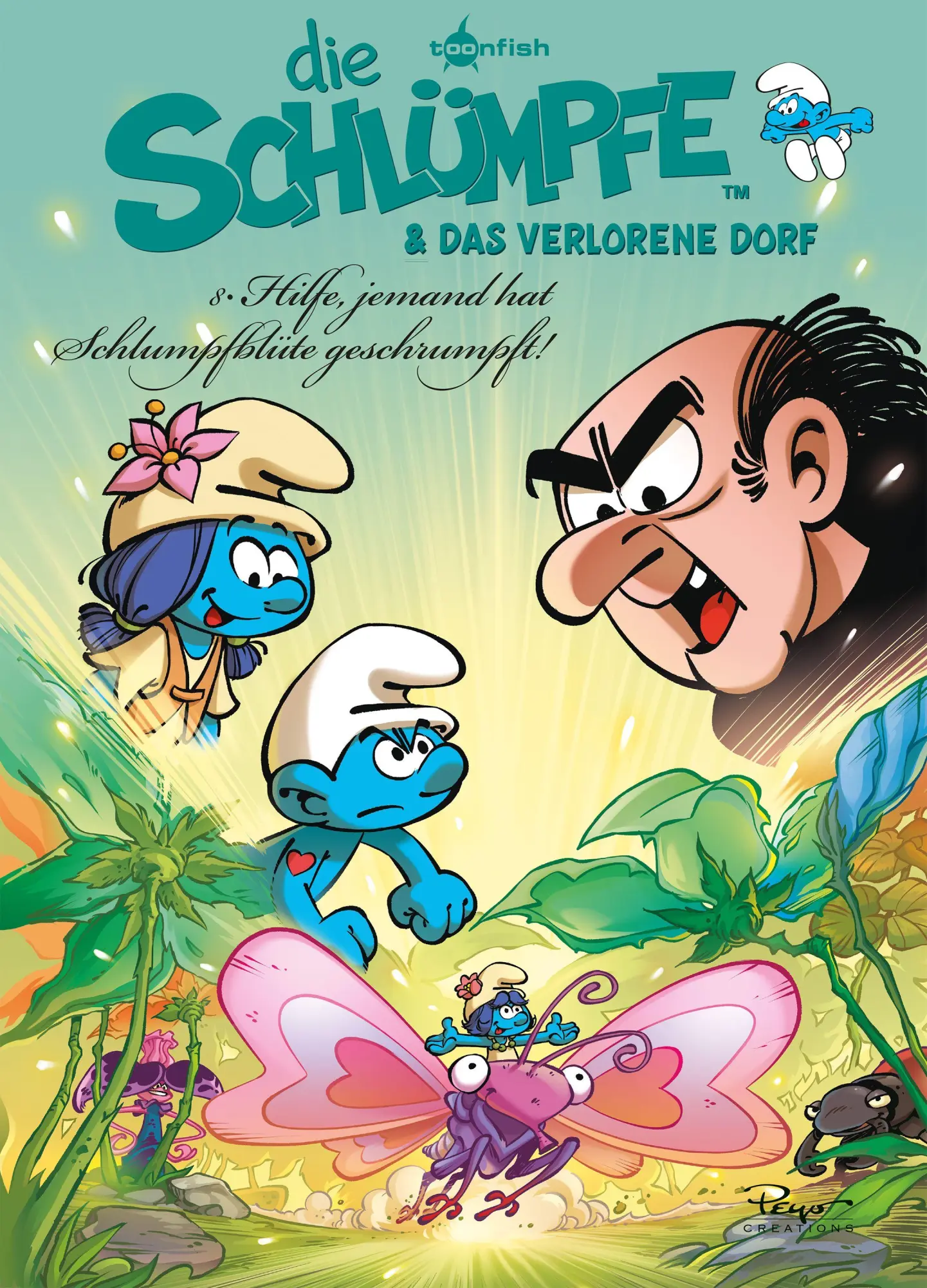 Cover: 9783987217555 | Die Schlümpfe und das verlorene Dorf. Band 8 | Peyo (u. a.) | Buch