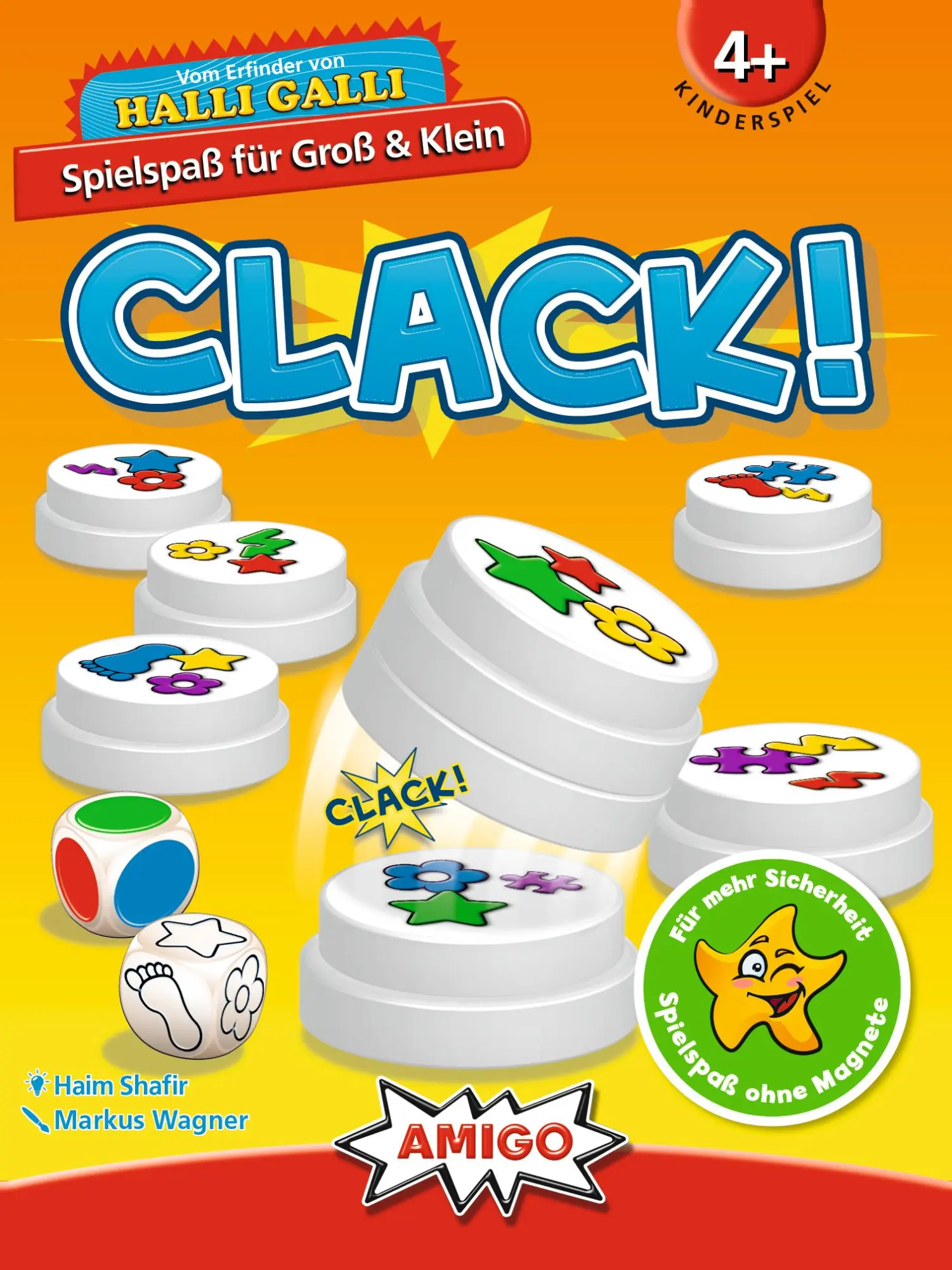 Cover: 4007396027655 | Clack! | AMIGO - Kinderspiel | Haim Shafir | Spiel | Brettspiel | 2013