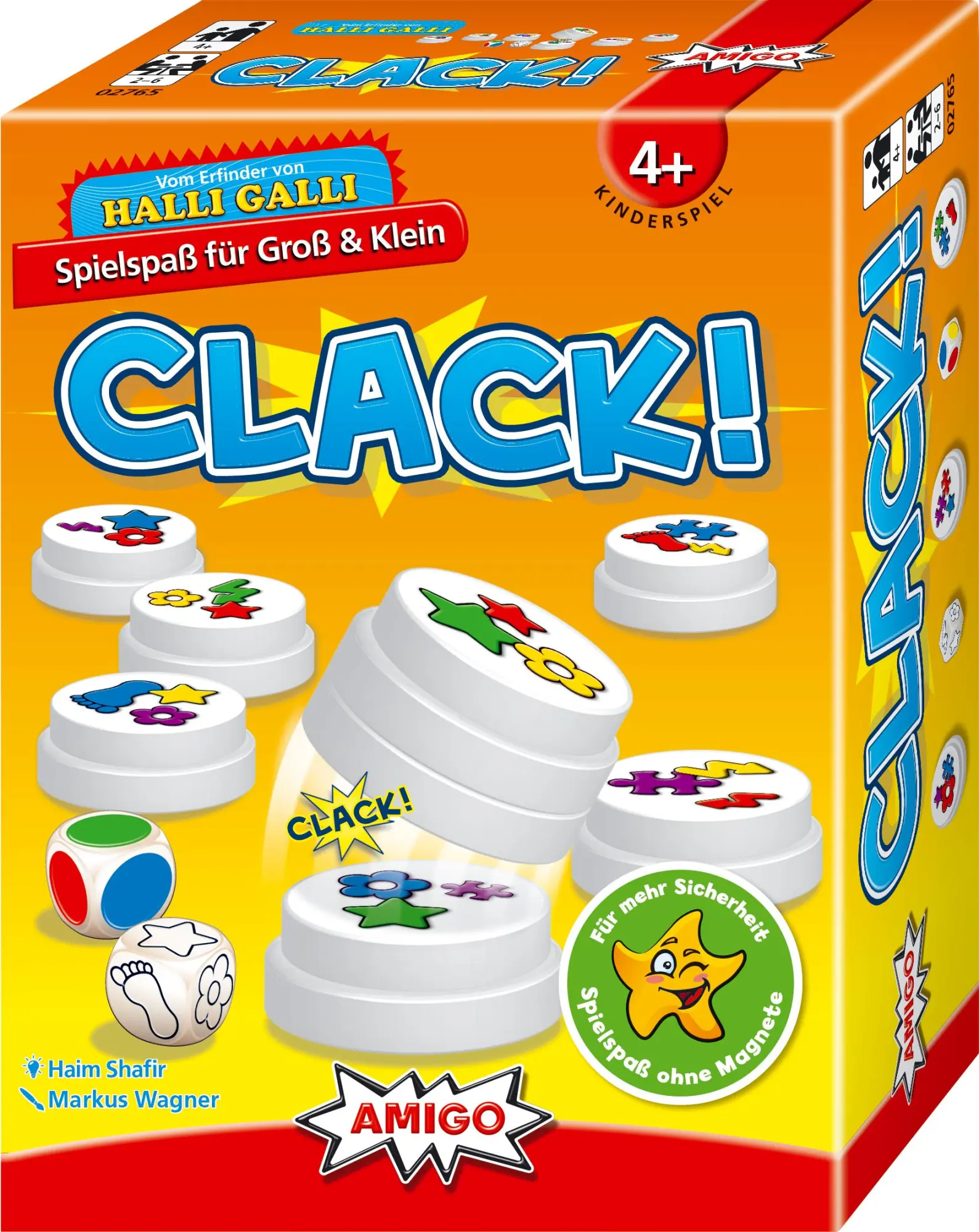 Bild: 4007396027655 | Clack! | AMIGO - Kinderspiel | Haim Shafir | Spiel | Brettspiel | 2013