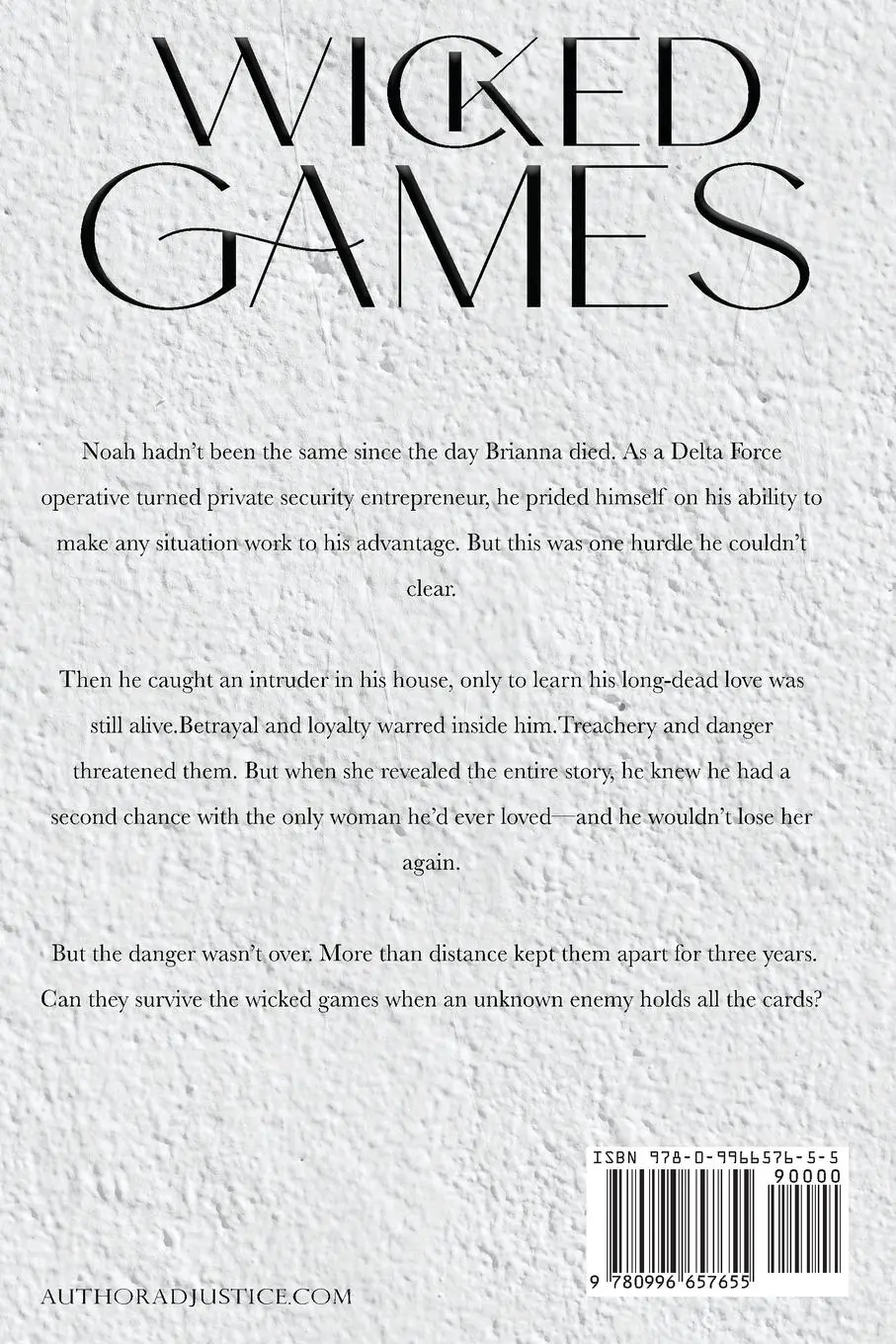 Rückseite: 9780996657655 | Wicked Games | A. D. Justice | Taschenbuch | Kartoniert / Broschiert
