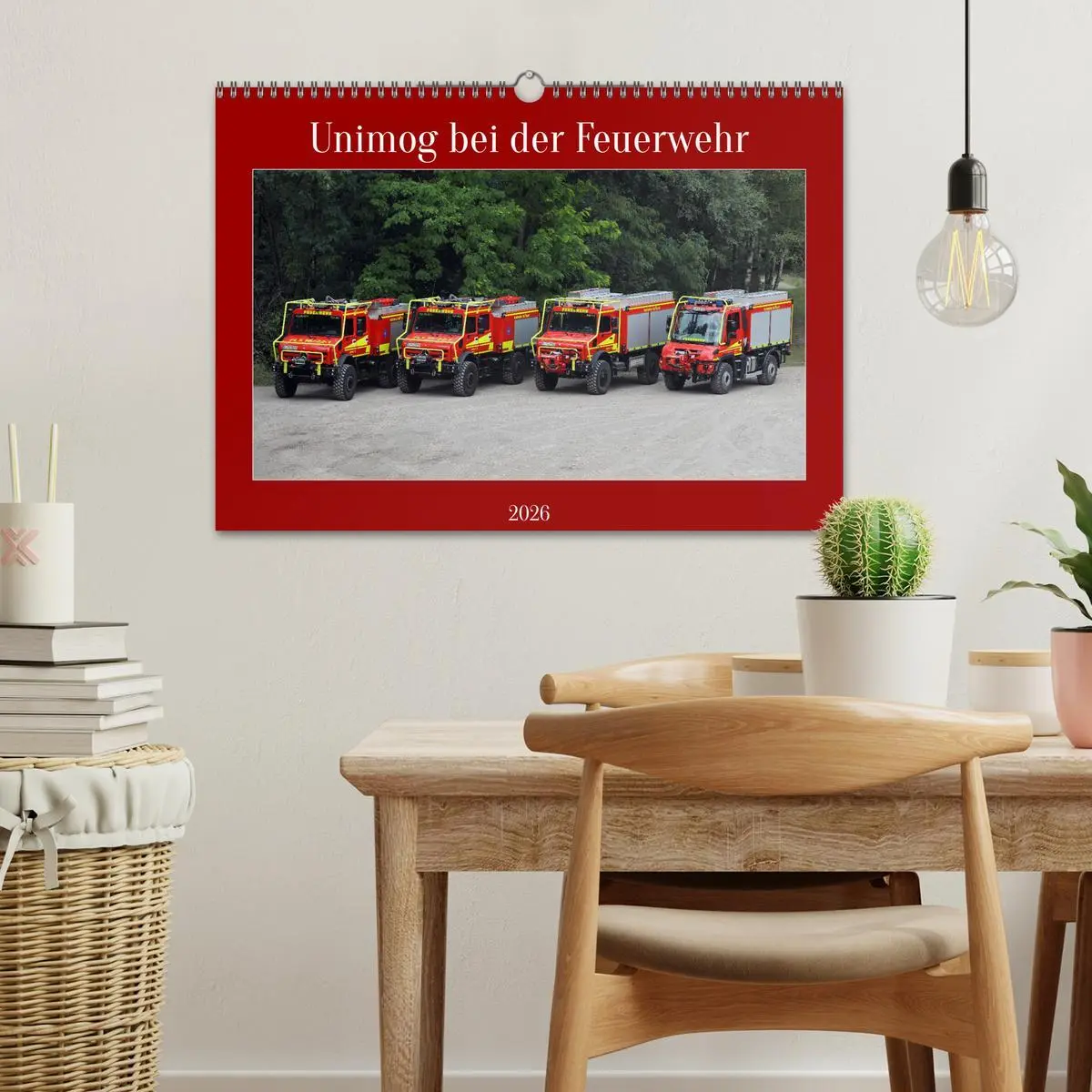 Bild: 9783457487655 | Unimog bei der Feuerwehr (Wandkalender 2026 DIN A3 quer), CALVENDO...