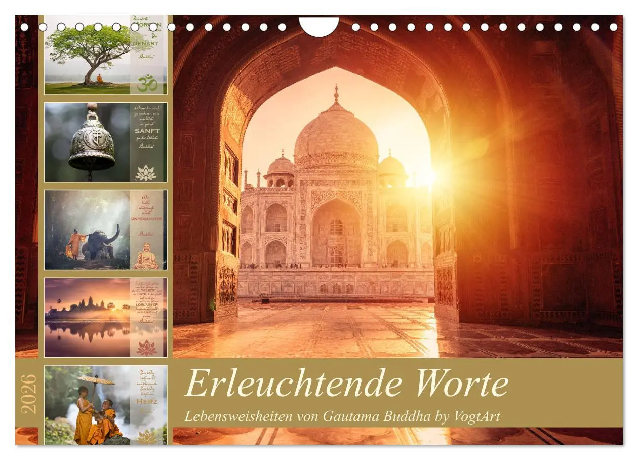Cover: 9783457557655 | Erleuchtende Worte, Lebensweisheiten von Gautama Buddha by VogtArt...
