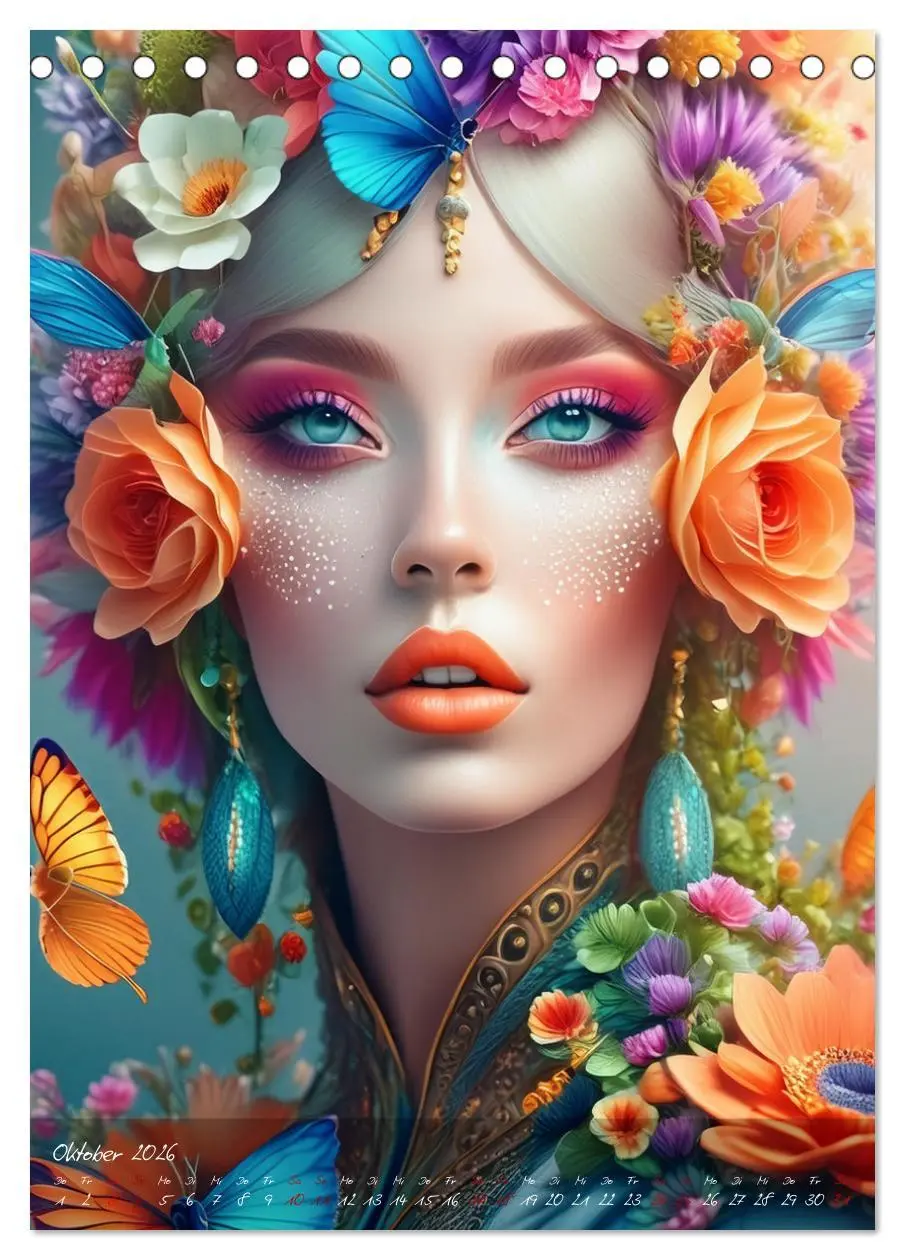 Bild: 9783516267655 | Mystische Frauen - Göttinnen der Metamorphose (Tischkalender 2026...
