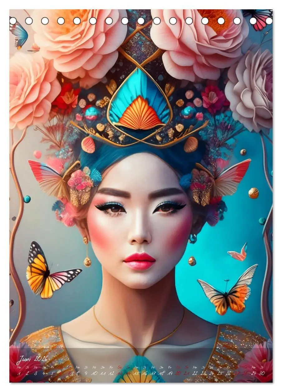 Bild: 9783516267655 | Mystische Frauen - Göttinnen der Metamorphose (Tischkalender 2026...
