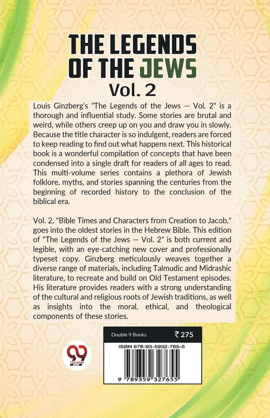 Rückseite: 9789359327655 | The Legends Of The Jews Vol. 2 | Louis Ginzberg | Taschenbuch | 2023
