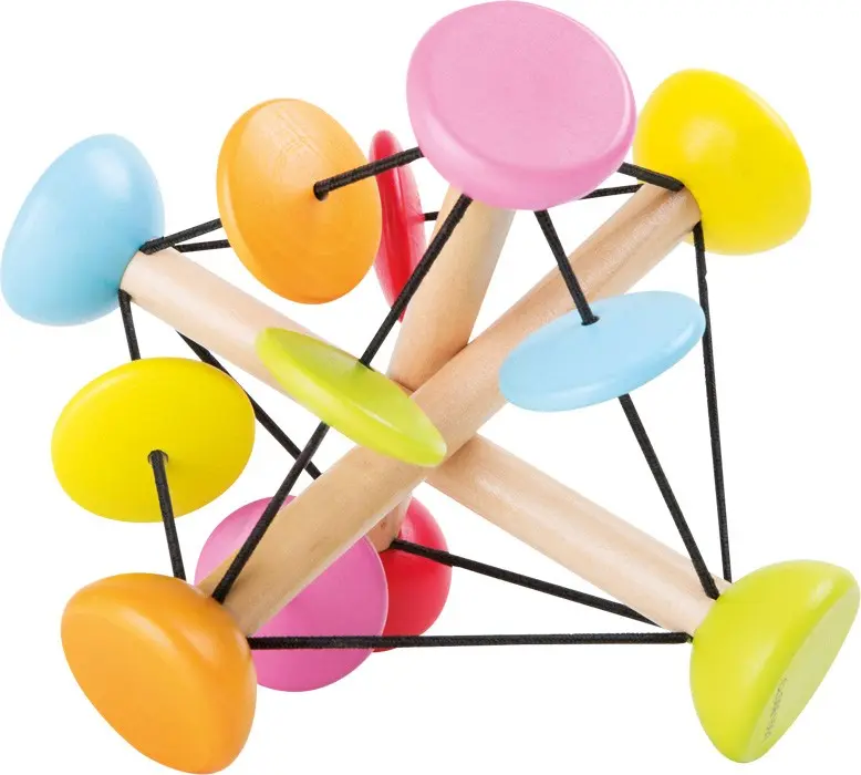 Cover: 4020972047755 | small foot 4775 - Motorikspielzeug Kunterbunt, Greifling, Holz, 13cm
