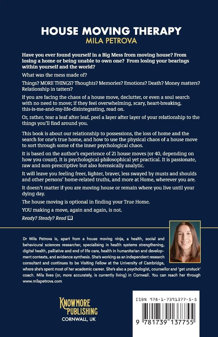 Rückseite: 9781739137755 | House Moving Therapy | Mila Petrova | Taschenbuch | Englisch | 2022