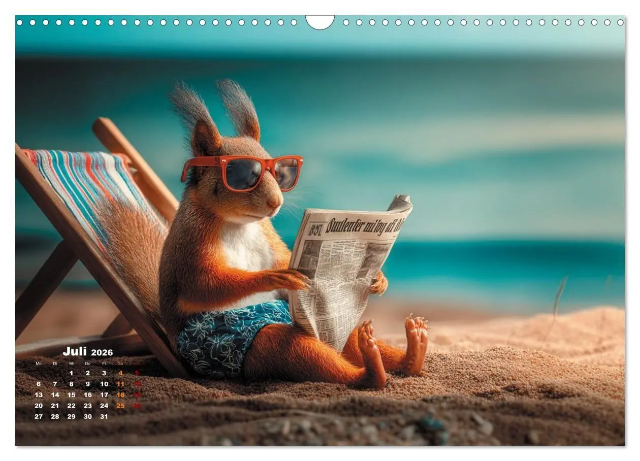 Bild: 9783516707755 | Nüsse waren gestern - jetzt wird's verrückt! (Wandkalender 2026 DIN...