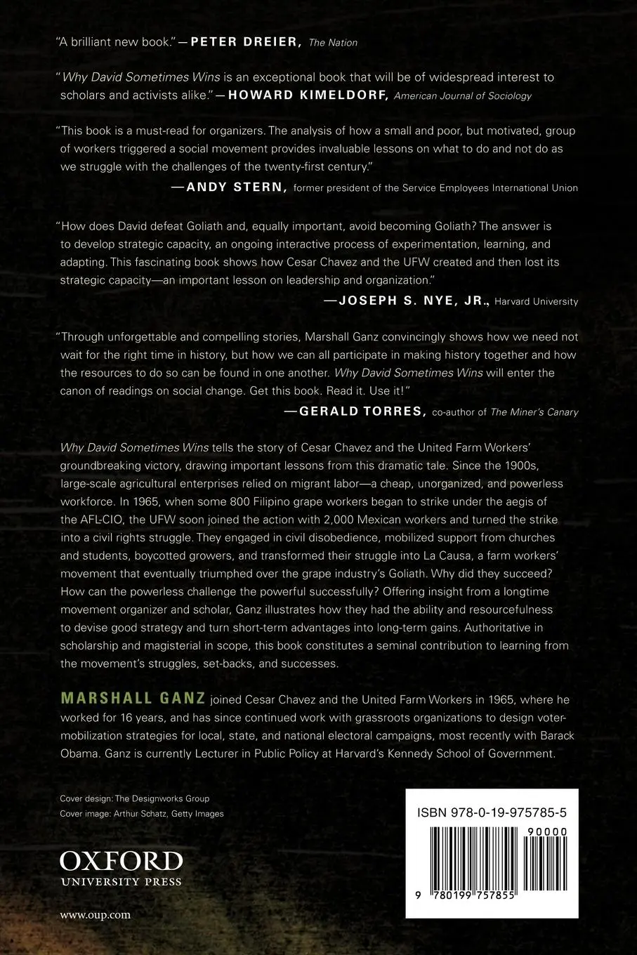 Rückseite: 9780199757855 | Why David Sometimes Wins | Marshall Ganz | Taschenbuch | Englisch