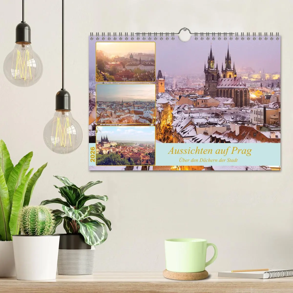 Bild: 9783457537855 | Aussichten auf Prag (Wandkalender 2026 DIN A4 quer), CALVENDO...