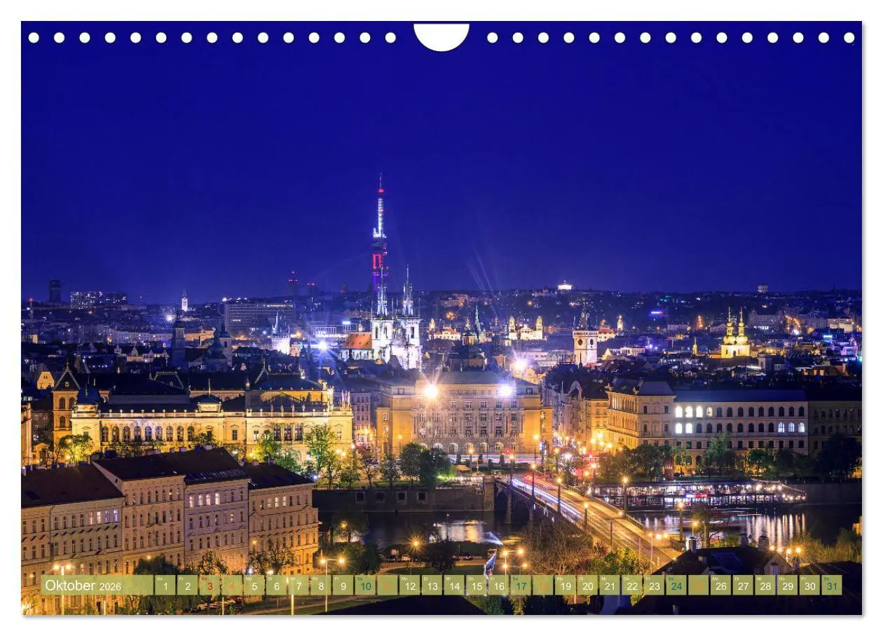 Bild: 9783457537855 | Aussichten auf Prag (Wandkalender 2026 DIN A4 quer), CALVENDO...