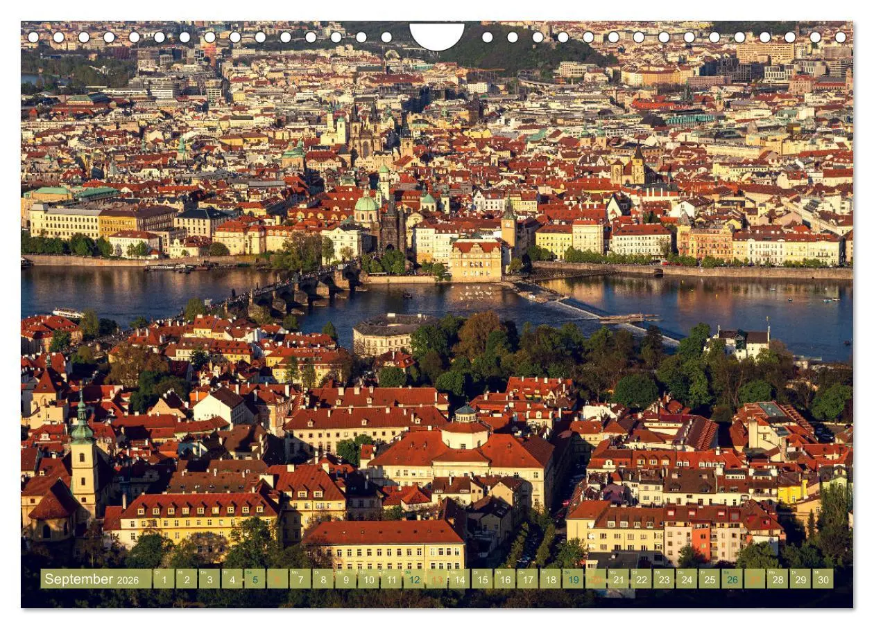 Bild: 9783457537855 | Aussichten auf Prag (Wandkalender 2026 DIN A4 quer), CALVENDO...