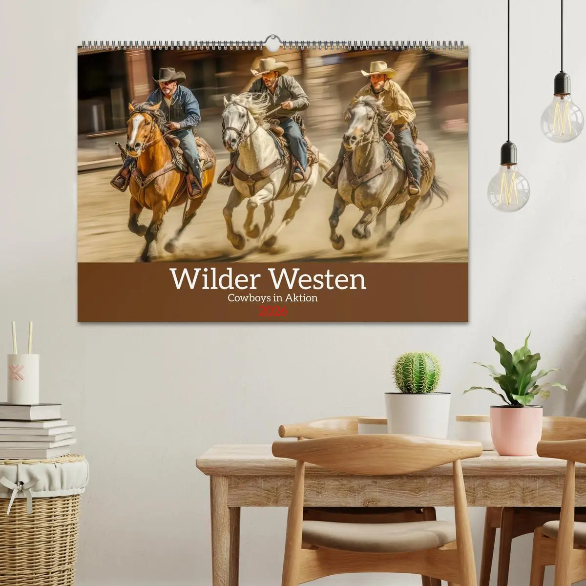 Bild: 9783516627855 | Wilder Westen - Cowboys in Aktion (Wandkalender 2026 DIN A2 quer),...