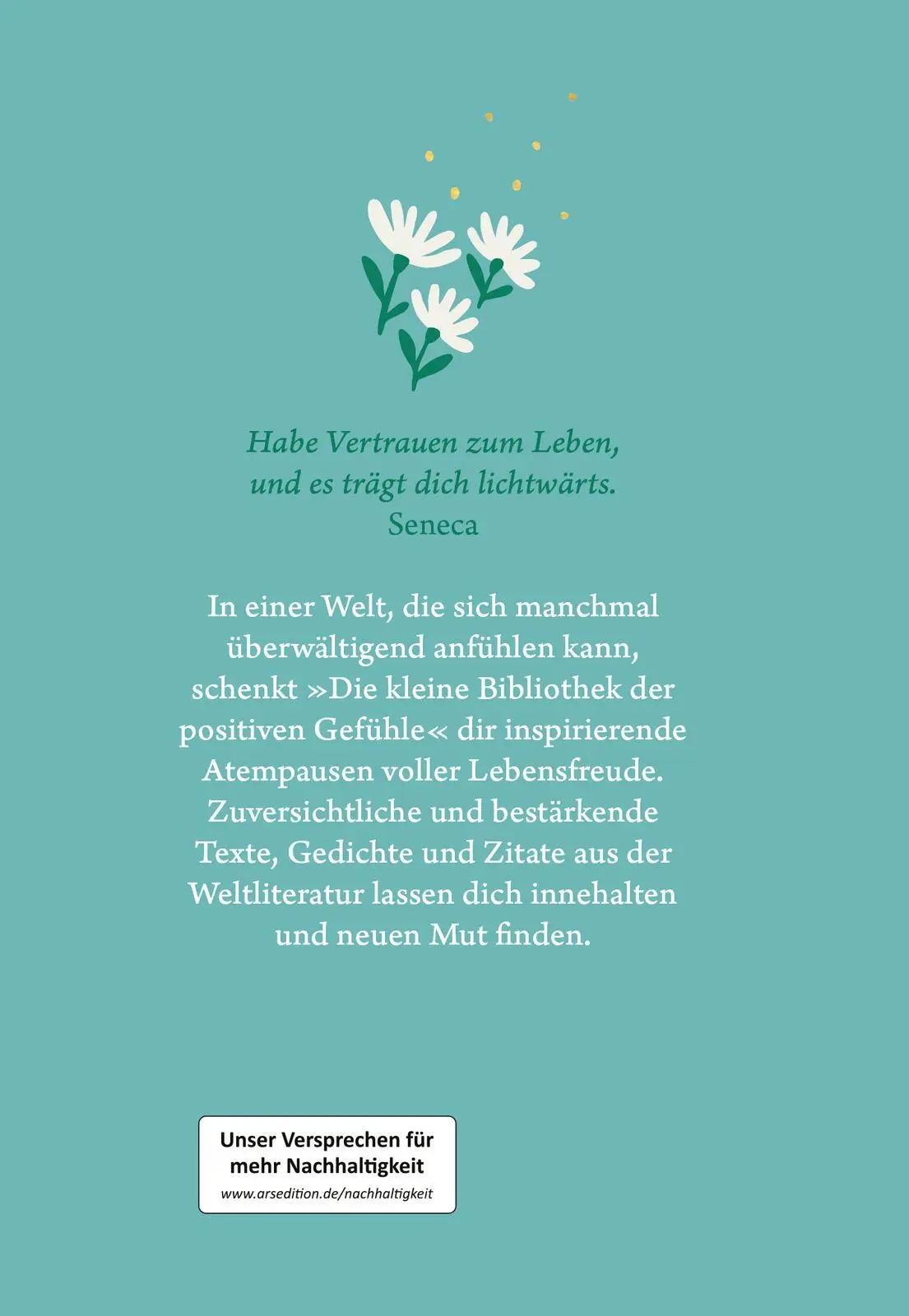 Rückseite: 9783845857855 | Die kleine Bibliothek der positiven Gefühle: Zuversicht | Buch | 80 S.