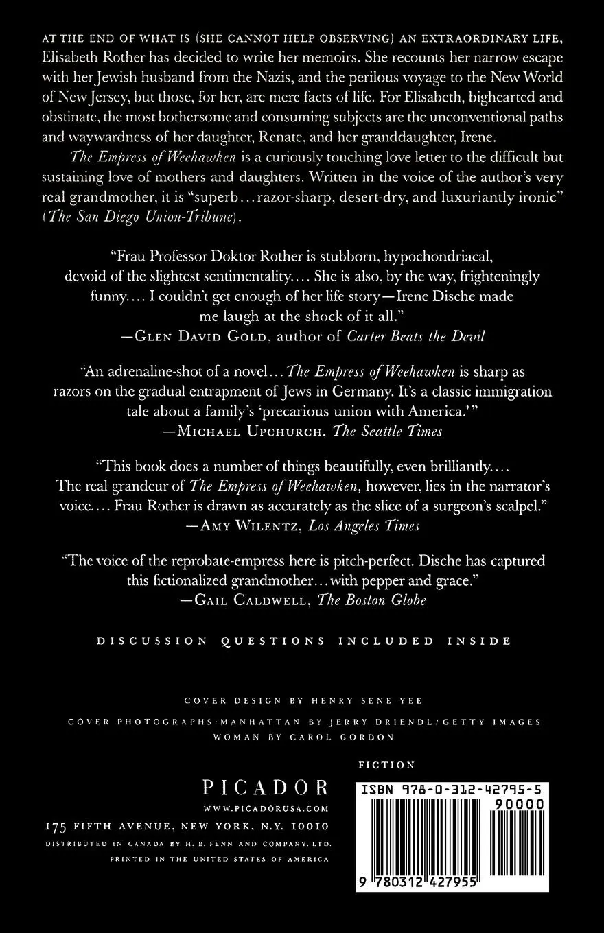 Rückseite: 9780312427955 | The Empress of Weehawken | Irene Dische | Taschenbuch | Englisch
