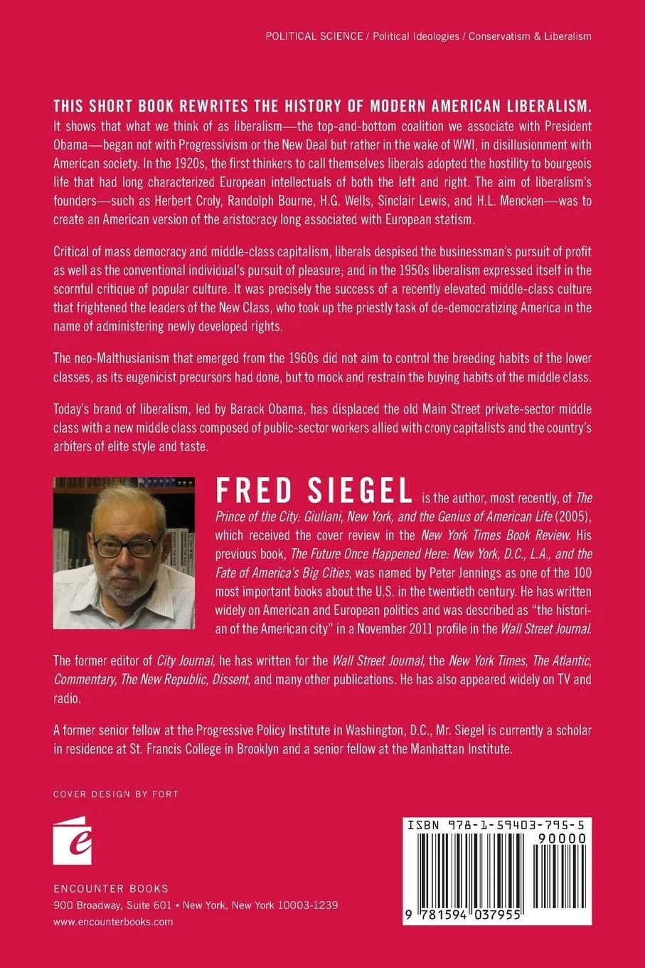 Rückseite: 9781594037955 | The Revolt Against the Masses | Fred Siegel | Taschenbuch | Englisch