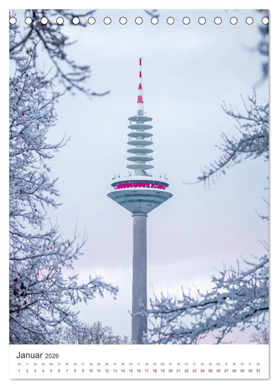 Bild: 9783516307955 | Frankfurt am Main, eine Stadt voller Magie (Tischkalender 2026 DIN...