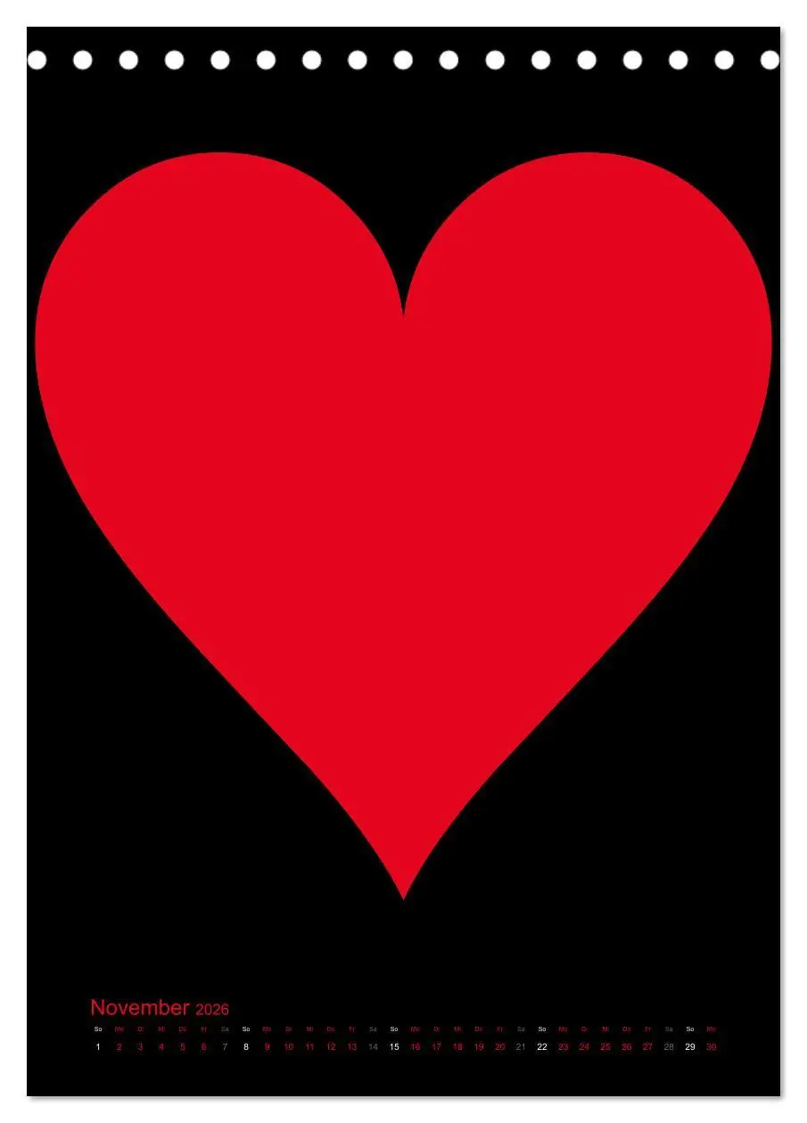 Bild: 9783516477955 | Foto- und Bastelkalender "LIEBE" in der Farbe Schwarz...