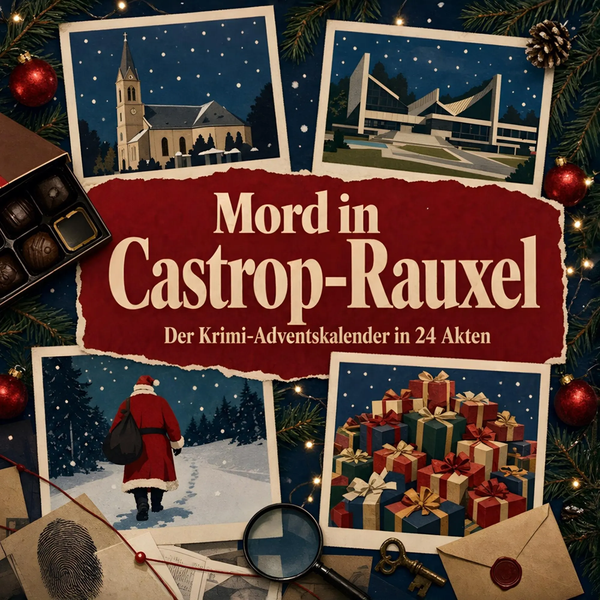 Cover: 9783696117955 | Mord in Castrop-Rauxel | Der Krimi-Adventskalender in 24 Akten | Meyer
