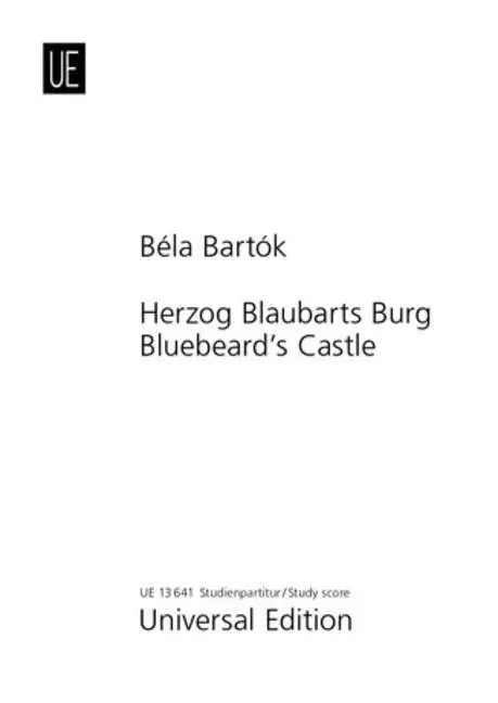 Cover: 9783702427955 | Herzog Blaubarts Burg | Oper in einem Akt. op. 11. Studienpartitur.