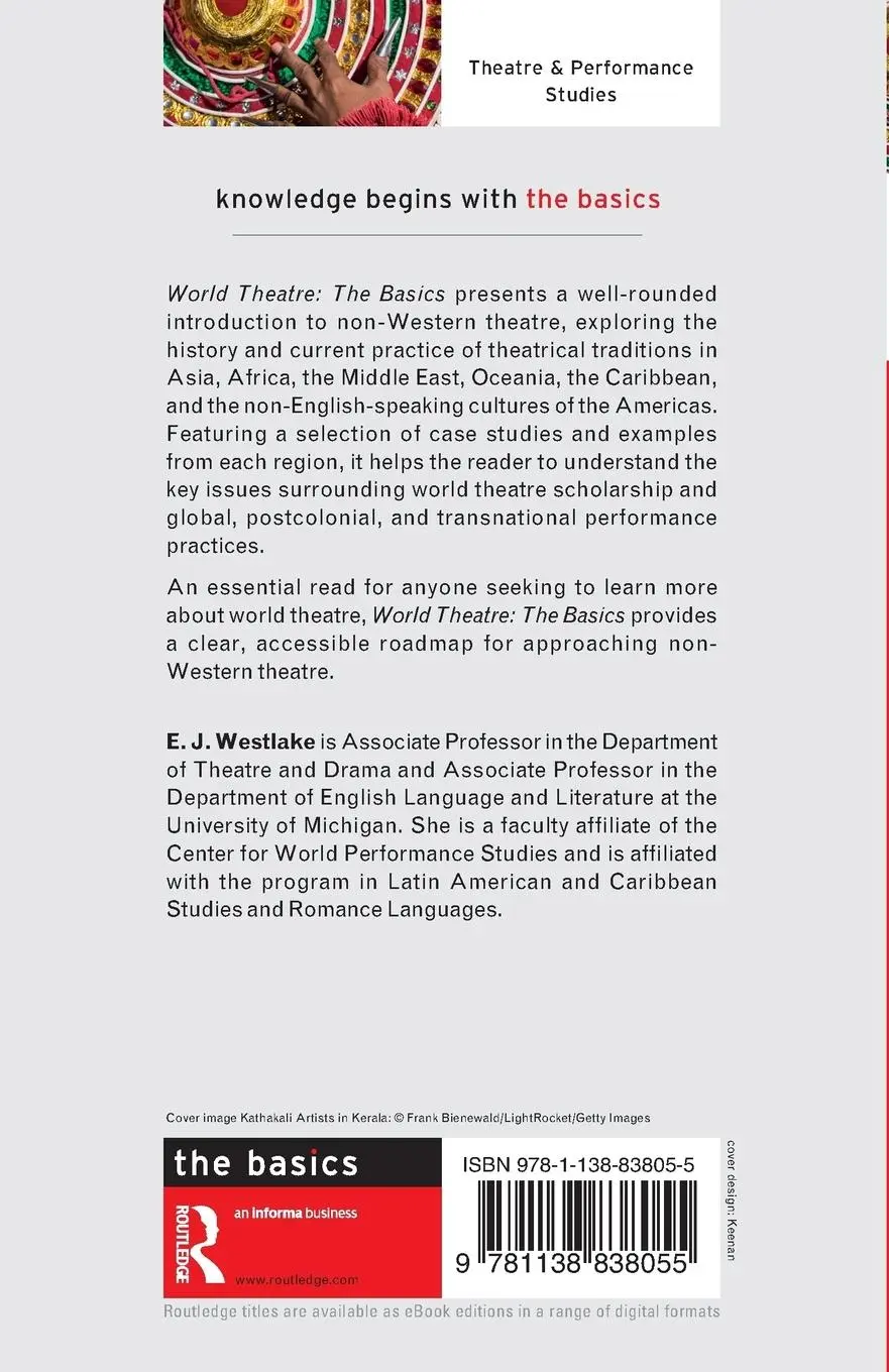 Rückseite: 9781138838055 | World Theatre | The Basics | E. J. Westlake | Taschenbuch | Englisch