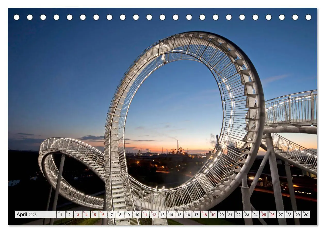 Bild: 9783457728055 | Das Ruhrgebiet (Tischkalender 2026 DIN A5 quer), CALVENDO...