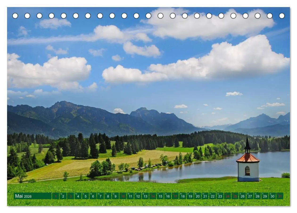 Bild: 9783516128055 | Kirchen und Kapellen in Bayern (Tischkalender 2026 DIN A5 quer),...