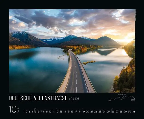 Bild: 9783731888055 | Die schönsten Routen 2026 | Verlag Korsch | Kalender | 14 S. | Deutsch